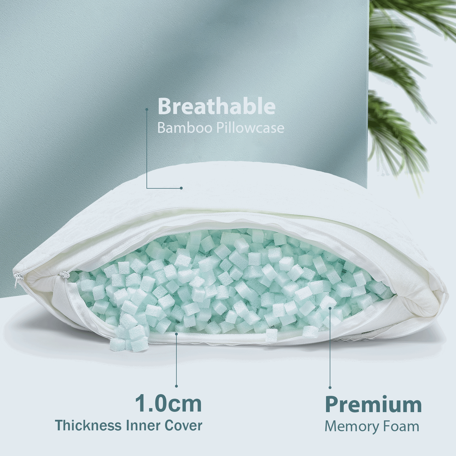 Rainmr Body Pillow 20*60inch (50*150cm)