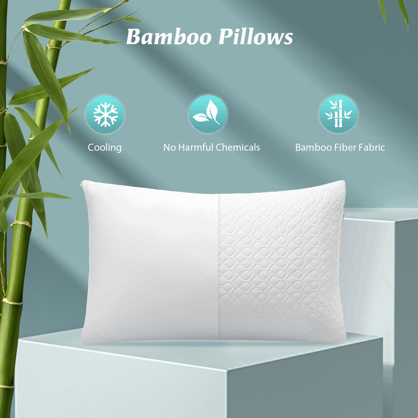 Rainmr Memory Foam Bed Pillow