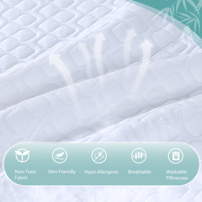 Rainmr Memory Foam Bed Pillow