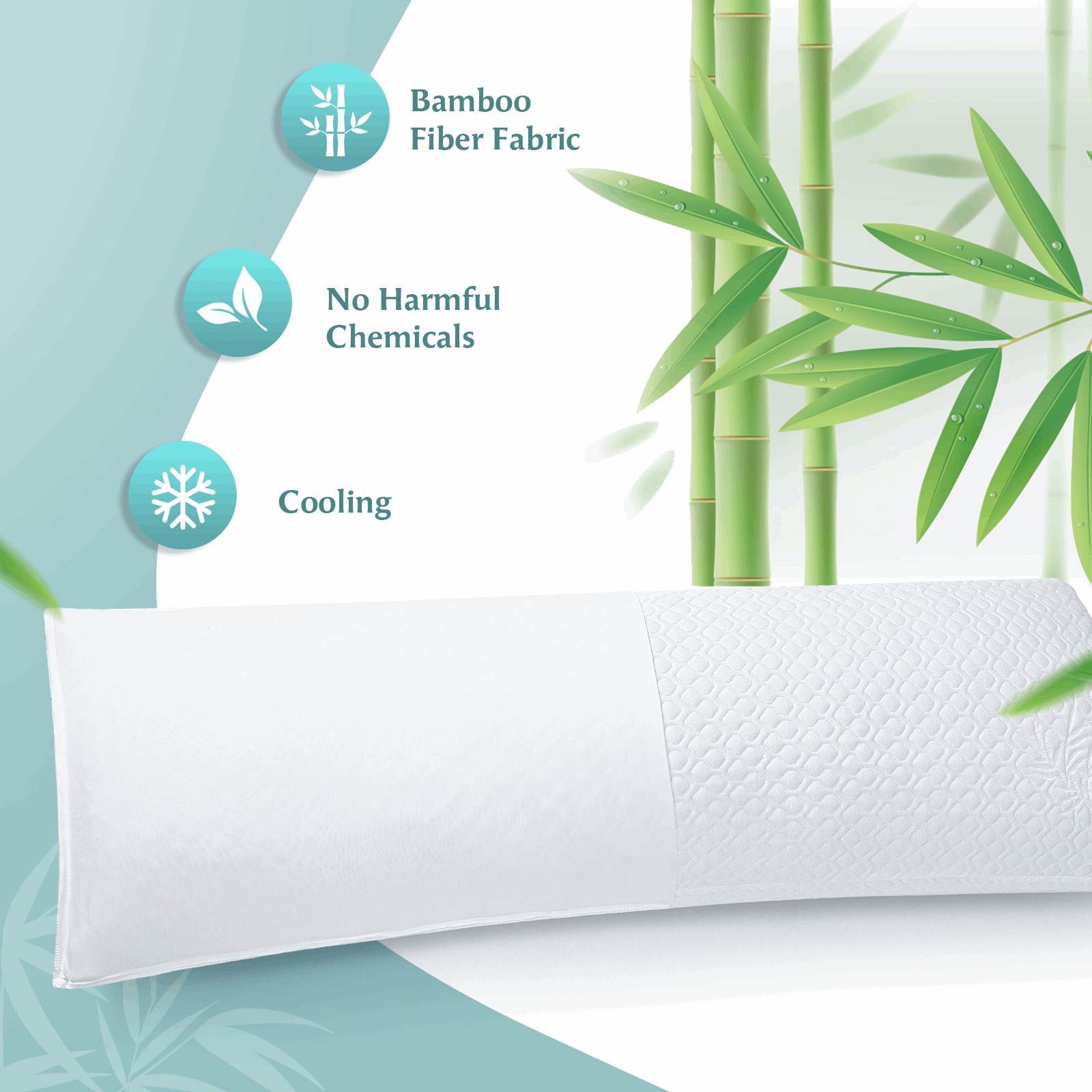 Rainmr Body Pillow 20*60inch (50*150cm)